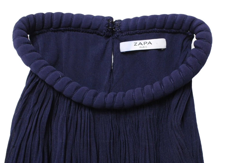ZAPA Kleid Damen (EU) 36 Zelt Faltenmuster Ärmellos Mini - Bild 4 von 4
