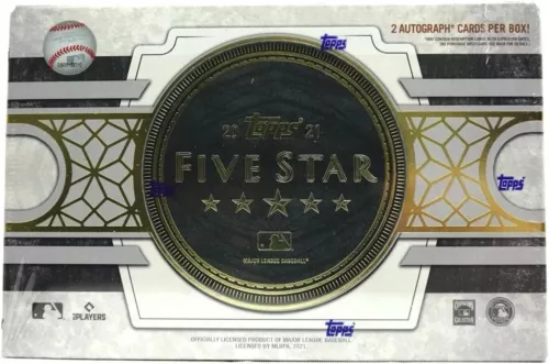 2020-21 Topps Five Star Baseball HOBBY Box - Factory Sealed
