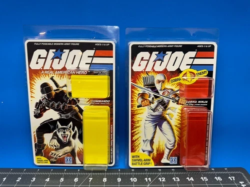 🔥 CUSTOM GI JOE DISPLAY CASES WITH RETRO VINTAGE THEMED CARD ART🔥