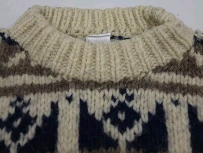 Vintage Ecuador Made Thick Heavyweight Wool Knit Multicolor Vintage Ecuador Made Thick Heavyweight Wool Knit Multicolor
