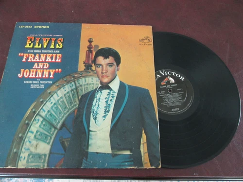 Elvis Presley -Frankie and Johnny LSP-3553- LP RCA -PLAYS GOOD TO VG-