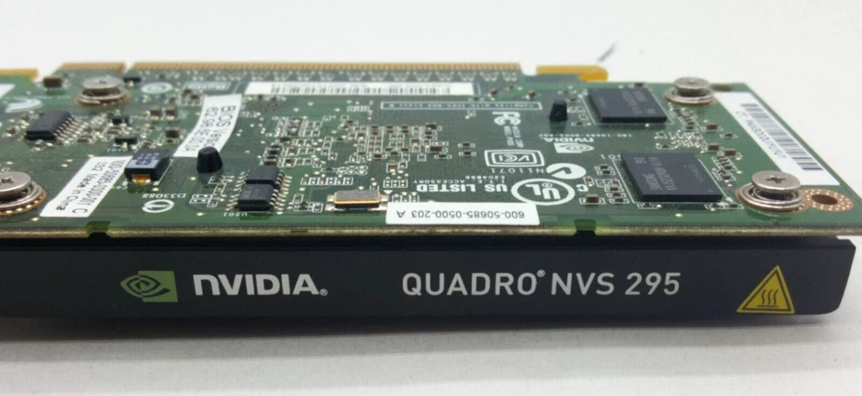 578226-001 HP NVIDIA Quadro NVS 295  256MB Video Graphics Card - Image 2 of 4