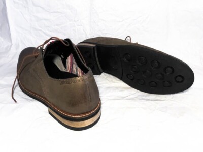 Dr‎ Scholls Mens Weekly Taupe Brown Leather Oxford Shoes Sz 12 Perforated DR. SCHOLLS ORIGINAL COLLECTION WEEKLY OXFORD BROWN  main image 3