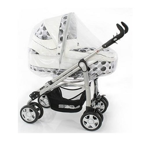 Kiddycover unizip universal raincover PVC to fit most 2 in 1 & 3 in 1 pushchairs - Picture 1 of 2