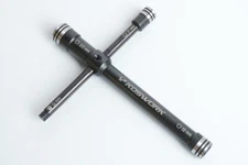 Koswork Glow Plug/Clutch Nut Cross Wrench (Nut 7, 8, 10mm & Hex 5mm) KOS13261