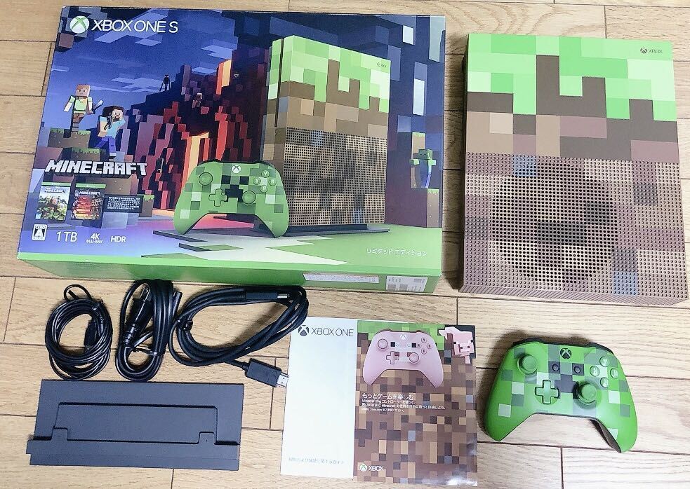 Xbox One S Minecraft Limited Edition Limited Console 1TB w Xbox One S Minecraft Limited Edition Limited Console 1TB w