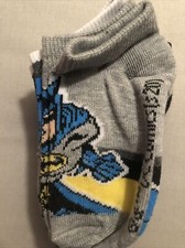 DC Comics Justice League Logos 5 Pair Pack No Show Socks New Size 7-10 Kids