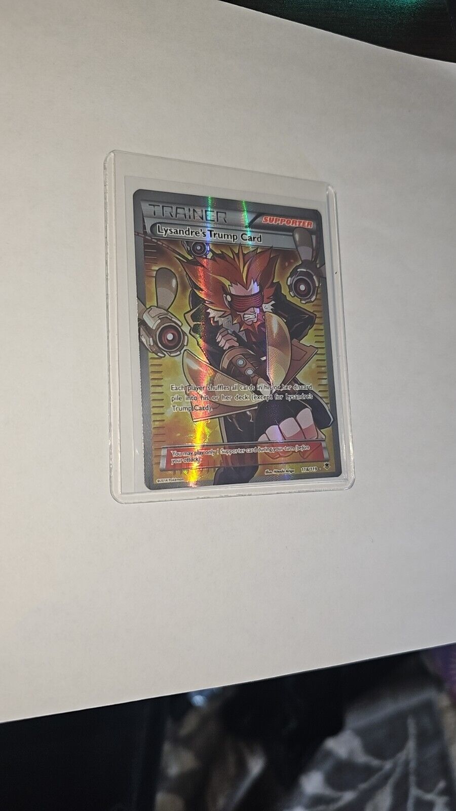Lysandre's Trump Card  118/119 Ultra Rare Phantom Forces 2014 - Pokémon Card LP