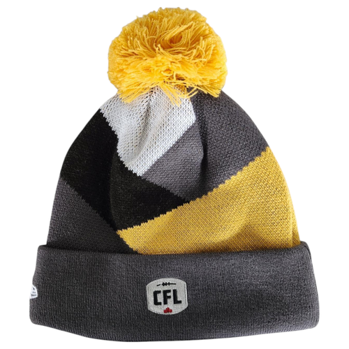 New Era CFL 2023 Grey Cup Festival 110 Cuffed Pom Beanie Toque Hat - Picture 2 of 2