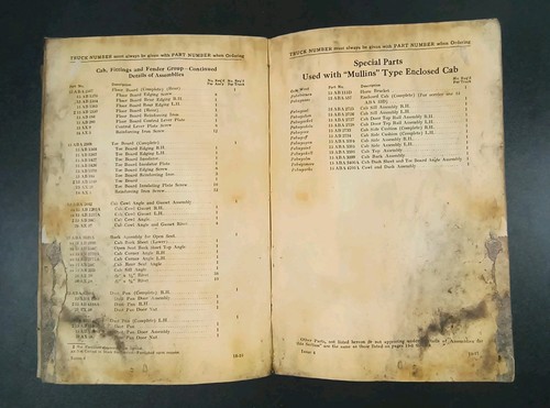 Antikes Mack Truck AB Teilebuch 1927 Semi Heavy Duty Diesel Diagramm Scematic - Bild 20 von 24