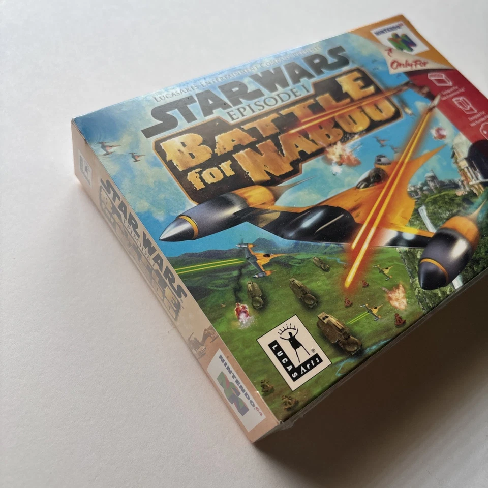 Star Wars Episodio I: Batalla por Naboo Nintendo 64 N64 Sellado Nuevo WATA CGC VGA Foto 2 de 4