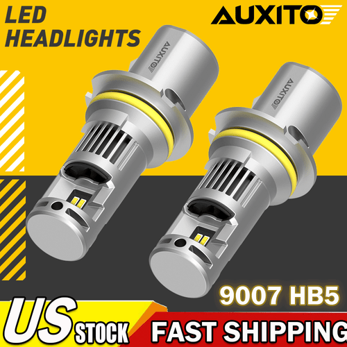 AUXITO 9007 LED High Headlight Low Bulbs 24000LM Brightness Q16 ERROR FREE 2/4X - Picture 16 of 19