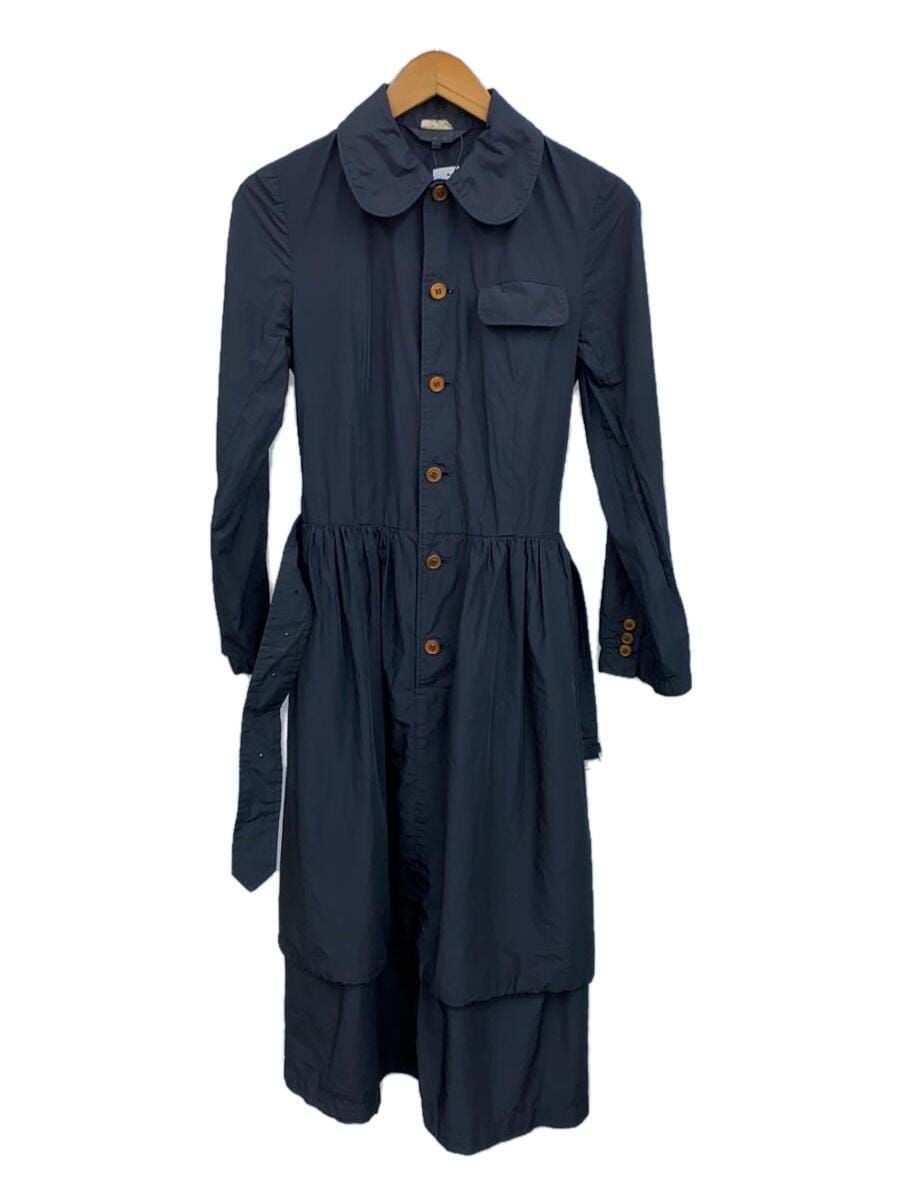 ALTRA COMME des GARCONS altro cappotto XS poliestere nero tinta unita RC O014