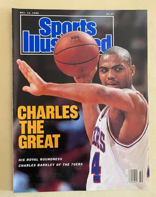 1988 SPORTS ILLUSTRATED CHARLES BARKLEY NBA BASKETBALL MAGAZINE COVER DECEMBER - Image 1 of 3