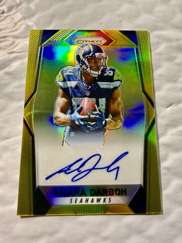 2017 prizm amara darboh gold auto /10 #Ra-ad Mm