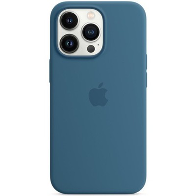 Original Apple Silikon Cover Case Hülle MAGSAFE iPhone 13 Pro Blue Jay Eisblau