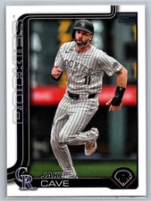 2025 Topps #256 Jake Cave - Colorado Rockies