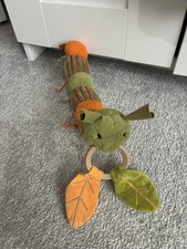 Jellycat Figgy Caterpillar Brown Green Orange Soft Toy Autumn Comforter Plush