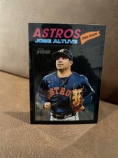 🔥2026 Topps Heritage Jose Altuve Black Chrome Refractor 06/77 #11 Astros🔥