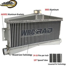 Full Aluminum Twin Turbo Trttc9 Intercooler 1300hp Fit Corvette Camaro Viper New