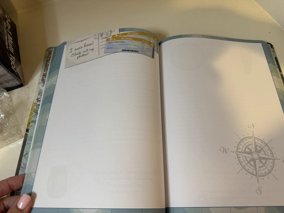 Guided Travel Keepsake Journal by C.R. Gibson New Gift - Image 4 of 4