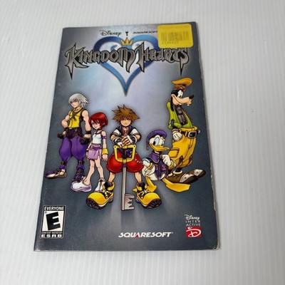 Kingdom Hearts Manual PlayStation 2 PS2 Original Disney SquareSoft