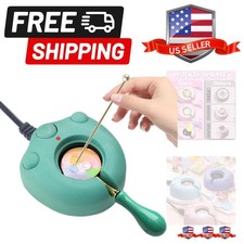 Electric Wax Seal Warmer, Green Electric Sealing Stamp Warmer Melter for Melt...