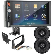 Dual XVM279SPK2 7" Bluetooth AM/FM Car Stereo for 2003-2008 Toyota Corolla