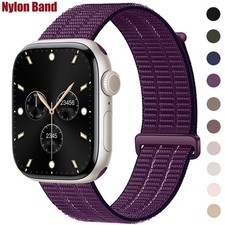 Breathable Nylon Sport Watch Band For Apple Watch Ultra 3 49mm Series 11 10 9 SE