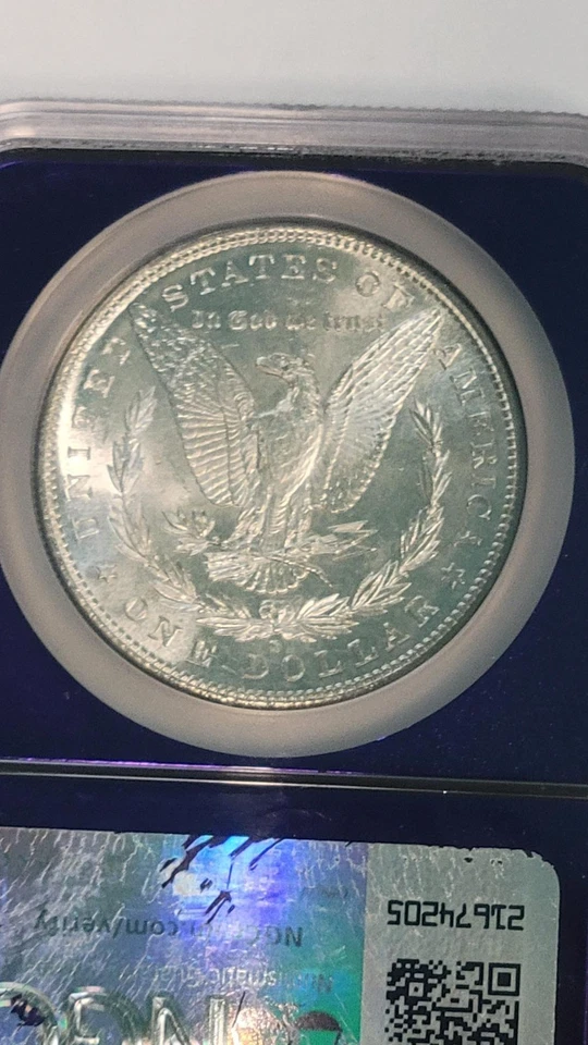 1882-S Morgan Dollar - **NGC MS66+** San Francisco NGC LOOKS PL - Image 4 of 4