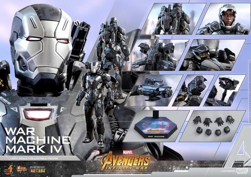 Hot Toys Avengers: Infinity War - War Machine Mark IV 1/6 Scale Action Figure - MMS499D26
