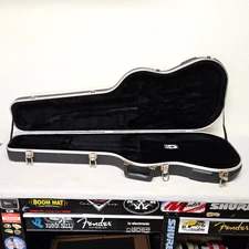 Fender USA Black Molded Hardshell Case for Strat Tele American Electric Guitar