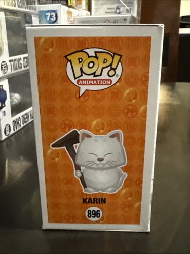 Funko Pop! Dragonball Z 896 Karin Flocked Funimation 2021 Exclusive + Protector - Picture 2 of 6