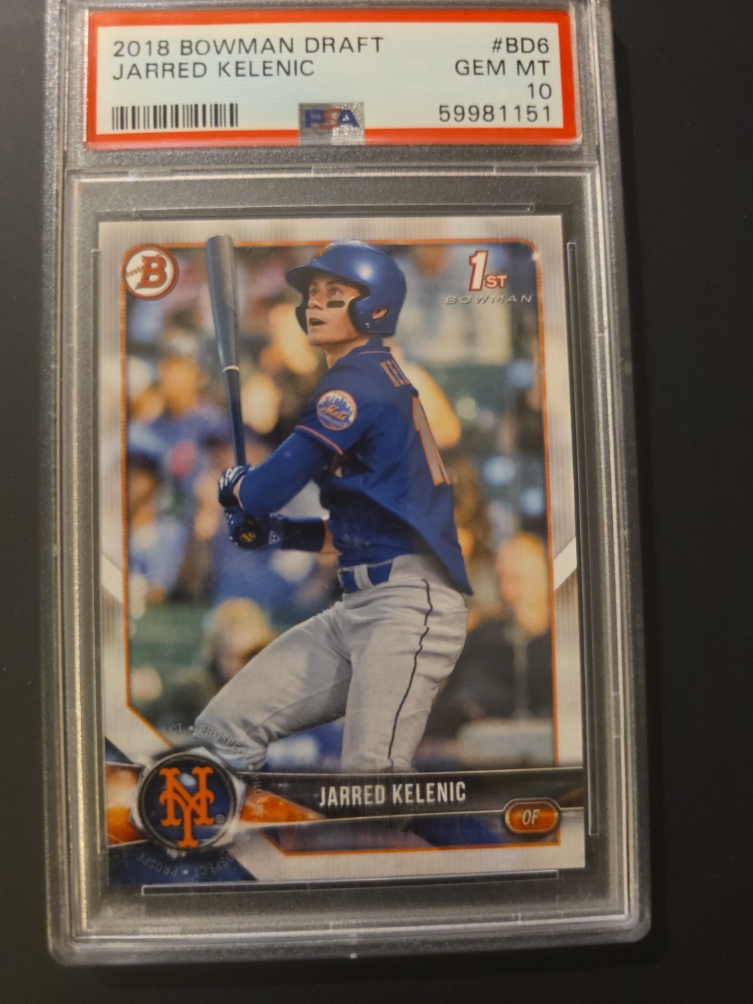 2018 Bowman Draft - Jarred Kelenic #BD-6 (RC)