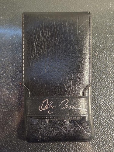 Oleg Cassini Leather Nail Grooming Kit | Vintage - Fold Over