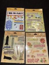K&Company- Life's Little Occasions Scrapbooking Stickers 4 Packs-New