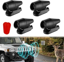 4PCS Wind  Ultrasonic Deer Safe Whistles for Vehicles - Deer Horn with Self-Adh