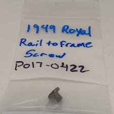 Royal Quiet Deluxe Typewriter Rail To Frame Screw 1949 FREE SHIPPING thumbnail