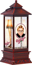A Christmas Story Glitter Lantern - Leg Lamp Holiday Traditional Light Up Dec...