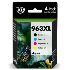 4 Ink 963XL Compatible with HP Officejet Pro 9010 9010e 9012 9012e 9014 9014e