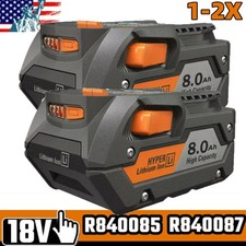2 PACK For Ridgid 18V R840085 8.0Ah Lithium-ion Battery Rigid 18Volt R840087 US