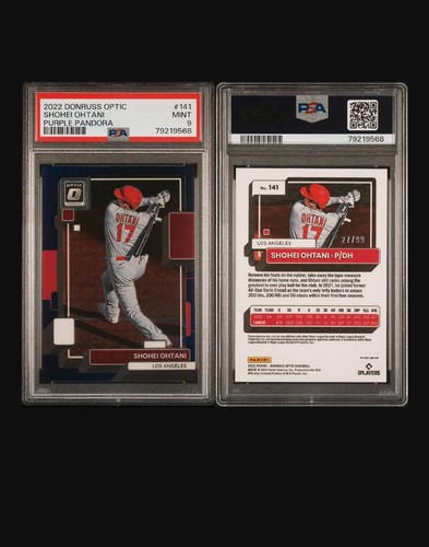 2022 Panini Donruss Optic Shohei Ohtani #141 Purple Pandora