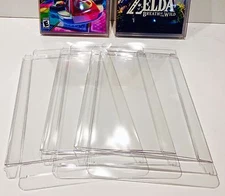 50 Box Protectors for NINTENDO SWITCH Video Games  Custom Display Cases Sleeve