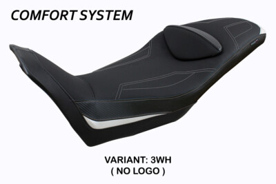 Saddle cover Everett Comfort System white Moto Guzzi V85TT 2019-2023