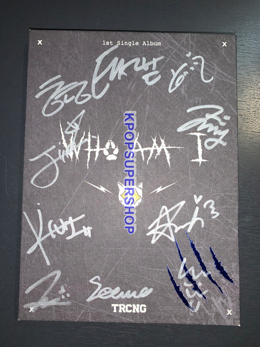 非売品◆サインCD◆TRCNG◆1stシングル◆Who Am I◆韓国 TRCNG 1st Single Album Who Am I Autographed Signed CD Photobook