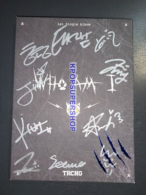 非売品◆サインCD◆TRCNG◆1stシングル◆Who Am I◆韓国 TRCNG 1st Single Album Who Am I Autographed Signed CD Photobook