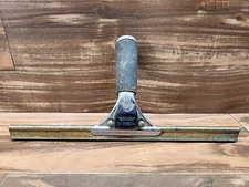 ETTORE Chrome and Brass Master Squeegee Made in USA 11 1/2" Window Cleaning