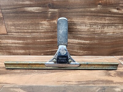 ETTORE Chrome and Brass Master Squeegee Made in USA 11 1/2'' Window Cleaning