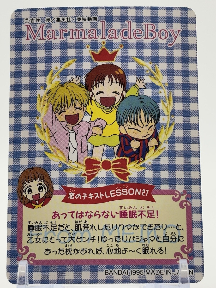 Marmalade Boy Card Suzu Sakuma Bandai 1995 Anime Japanese Very