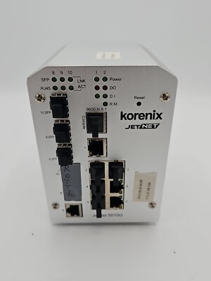 Korenix JetNet 5010G Industrial 7+3G Gigabit Managed Ethernet Switch HW Ver V2.4